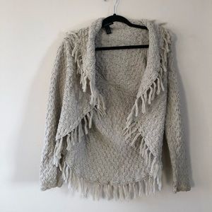 INC FRINGE SWEATER